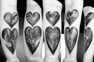 Interstellar anatomical heart tattoo idea