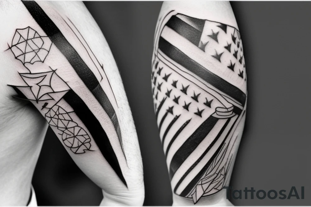 fifa cup Argentina flag tattoo idea