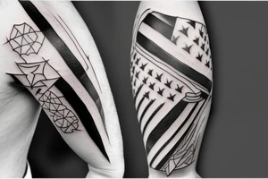 fifa cup Argentina flag tattoo idea
