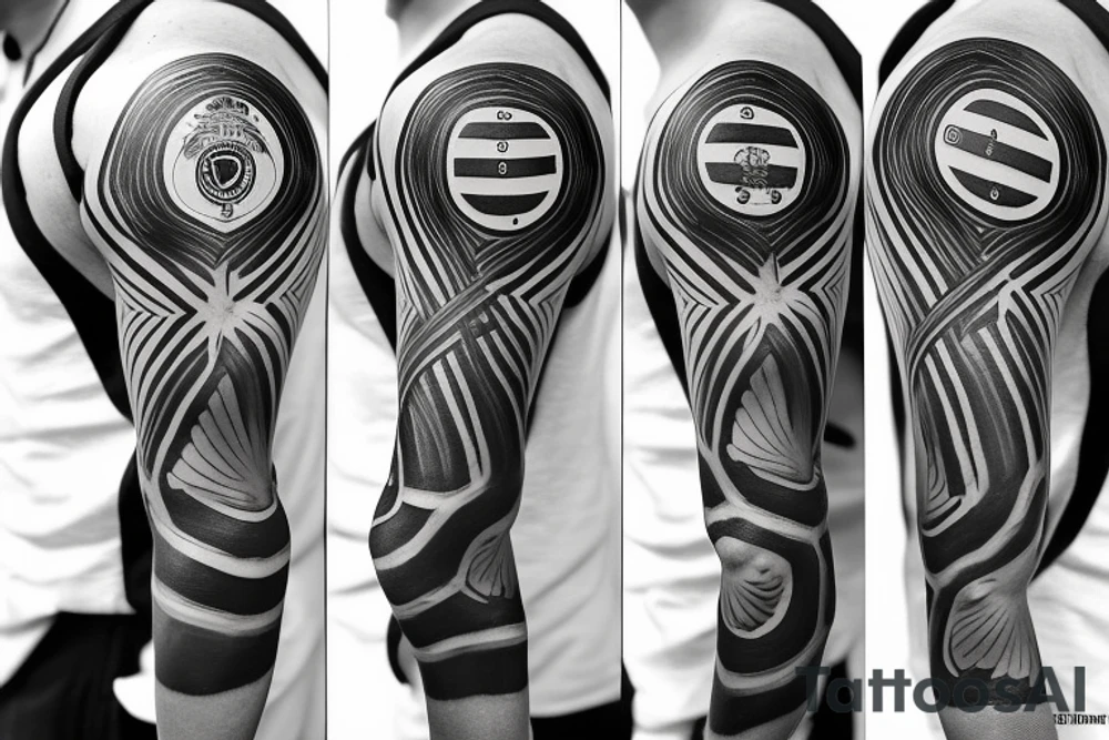 fifa cup Argentina flag tattoo idea