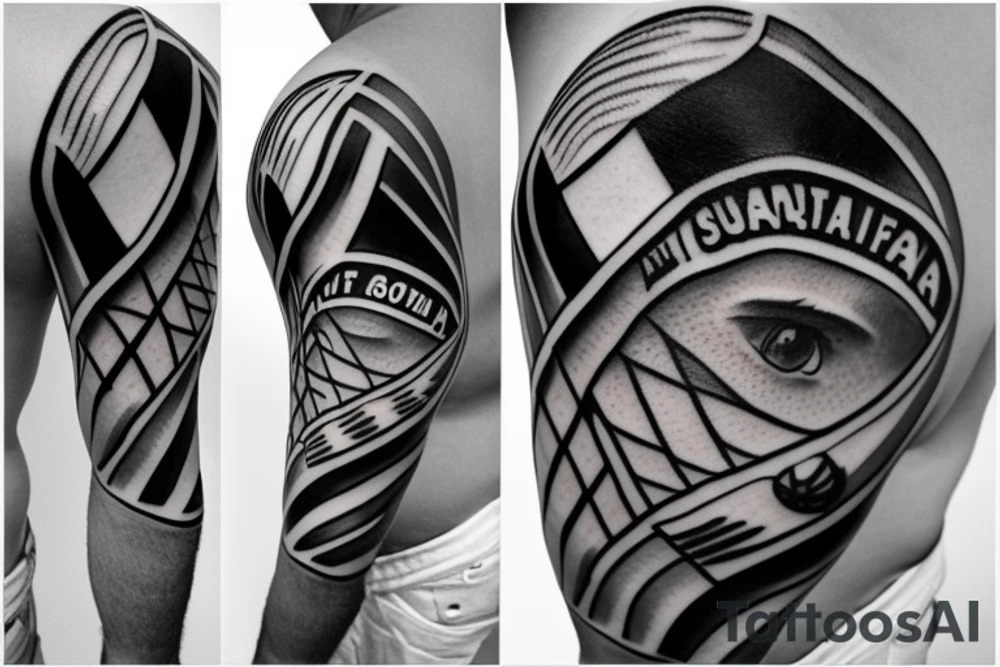 fifa cup Argentina flag tattoo idea
