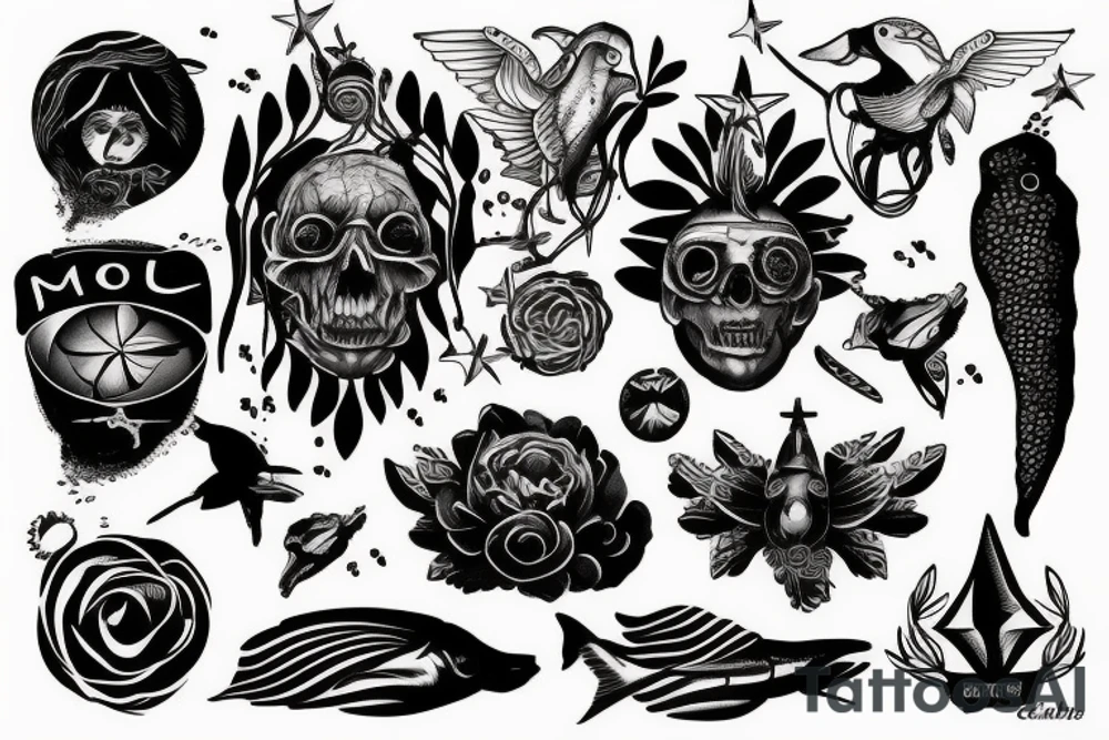 marine tattoo idea
