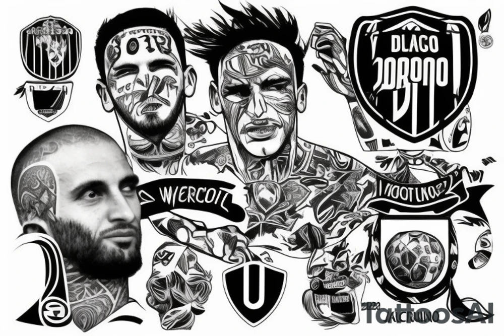 Year 2022. Argentina world cup champion. Boca Juniors champion. Daughter born. tattoo idea