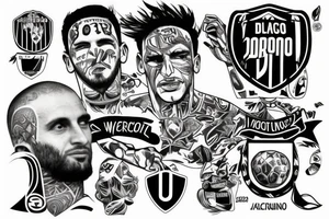 Year 2022. Argentina world cup champion. Boca Juniors champion. Daughter born. tattoo idea