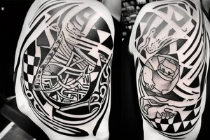 Year 2022. Argentina world cup champion. Boca Juniors champion. Daughter born. tattoo idea