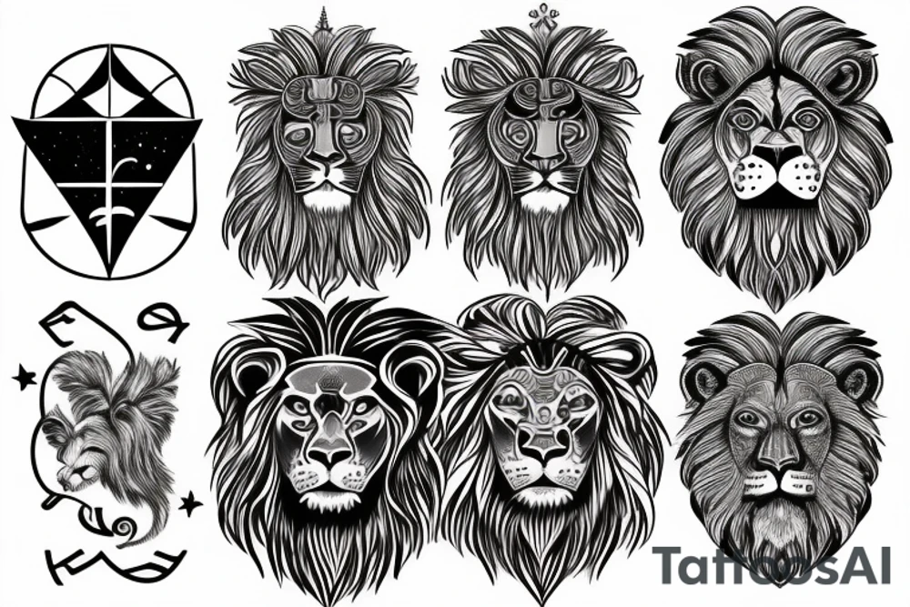 Astrological sign of cancer lion and libra together tattoo idea