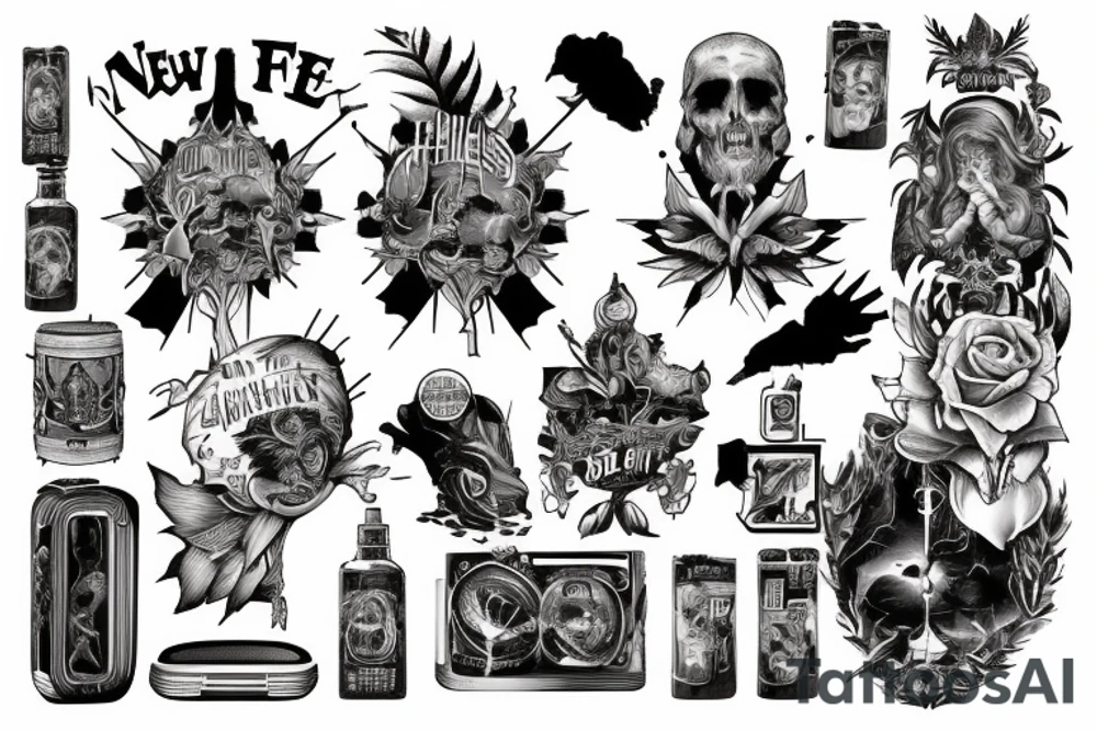 Scene from new orders true faith music video tattoo idea