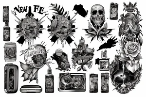 Scene from new orders true faith music video tattoo idea