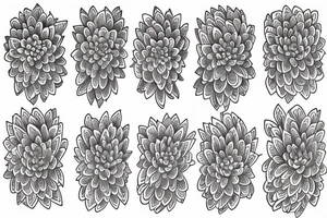 Neo traditional chrysanthemum flower for arm tattoo idea