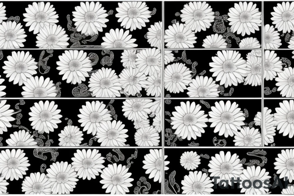 Neo traditional chrysanthemum flower tattoo idea Neo traditional chrysanthemum flower tattoo idea