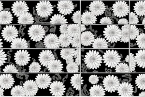 Neo traditional chrysanthemum flower tattoo idea