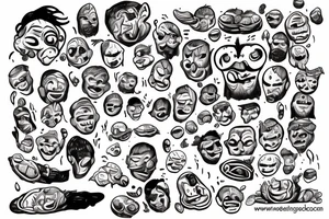 Humanoid Bean. The Bean King. tattoo idea