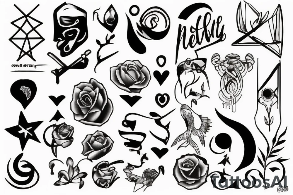 never stop tattoo idea
