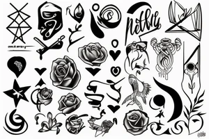 never stop tattoo idea