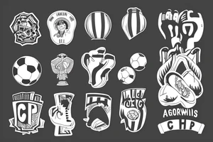 Argentina put line, winning the third soccer world cup tattoo idea