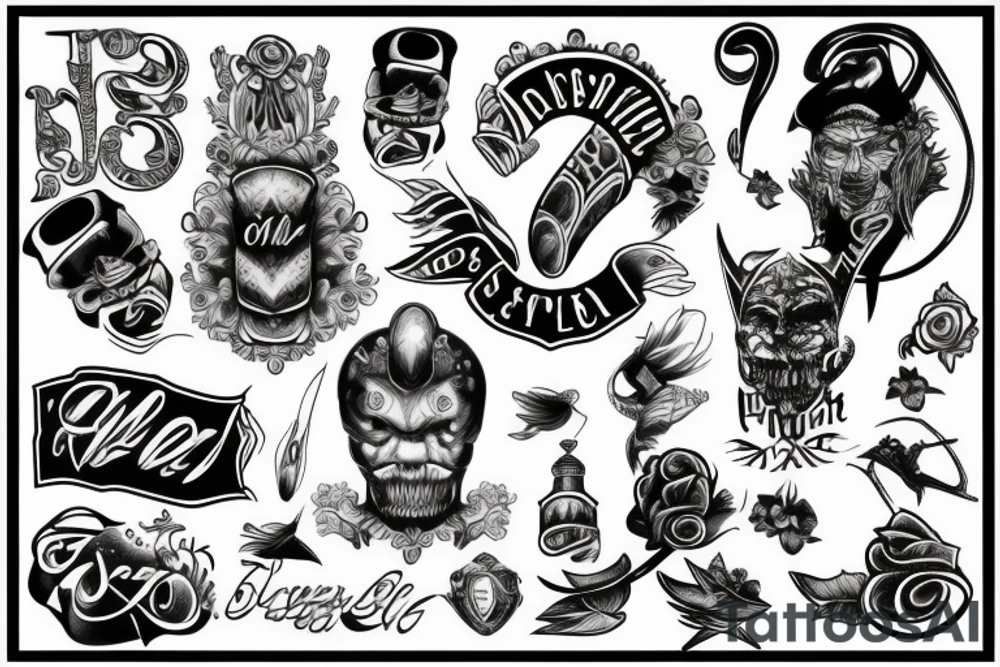 Name tattoo tattoo idea