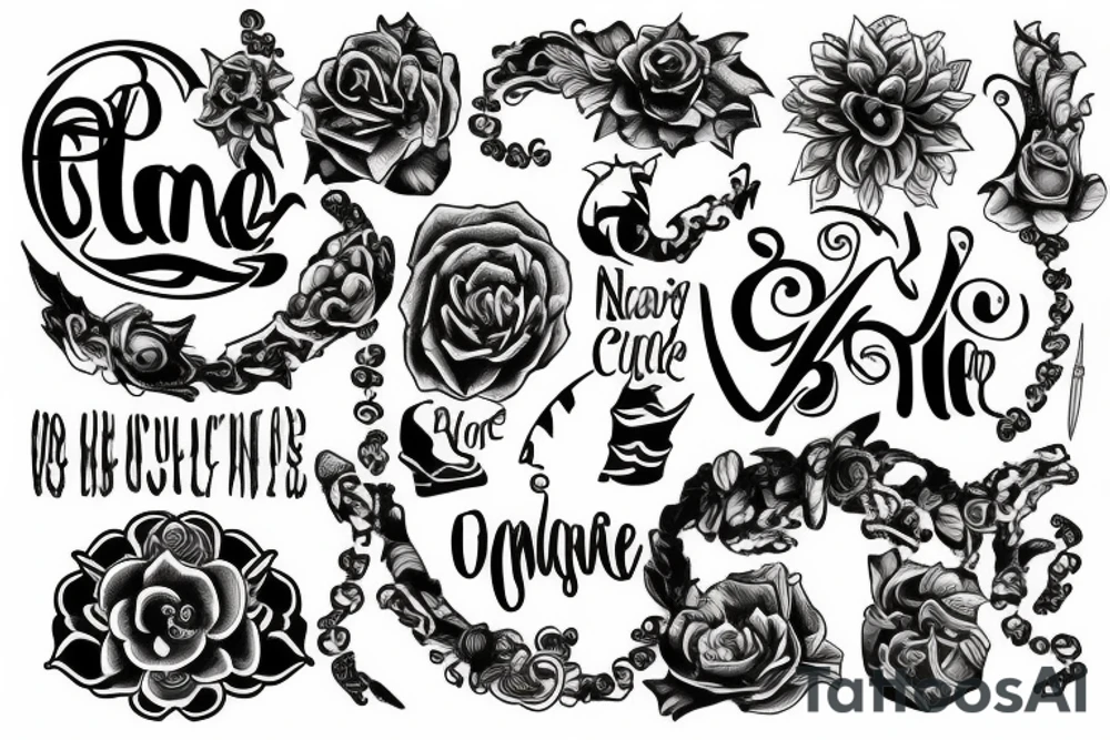 Name tattoo tattoo idea
