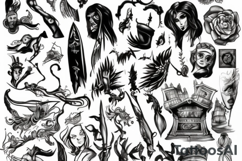 broken sword tattoo idea