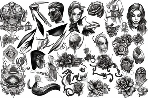 broken sword tattoo idea