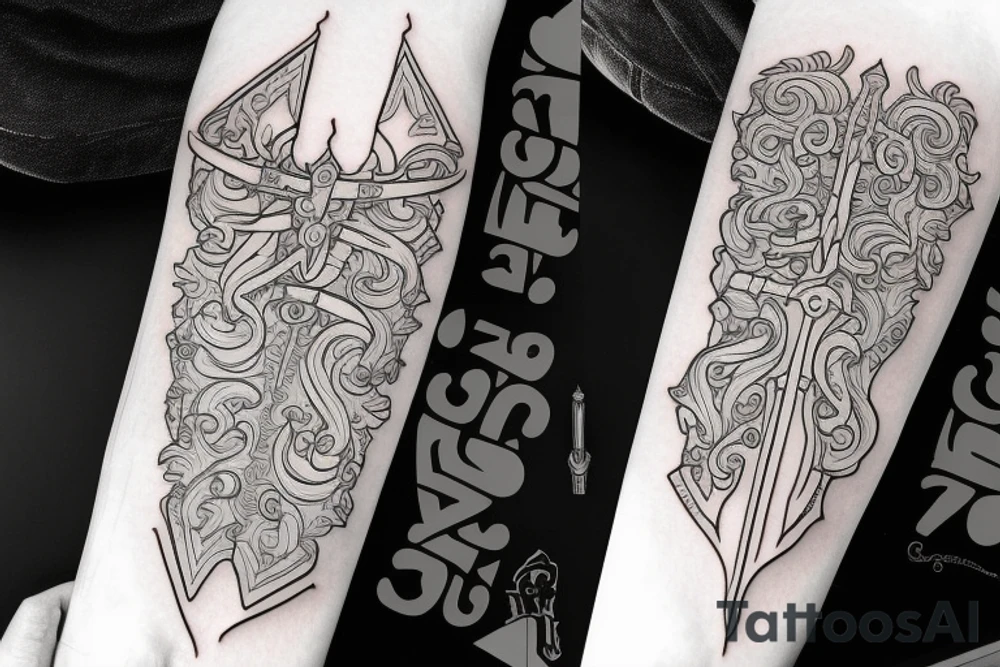 sword tattoo idea