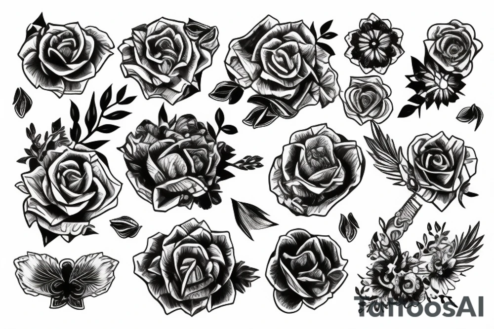 Shining in your glory,women tattoo idea