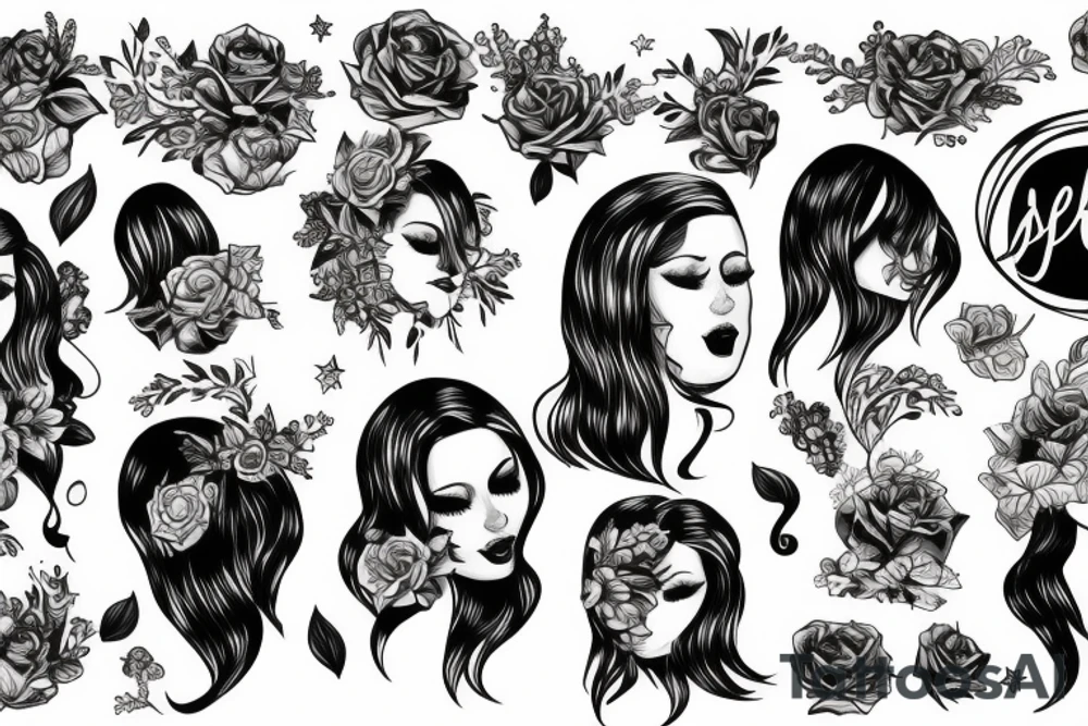 Shining in your glory,women tattoo idea