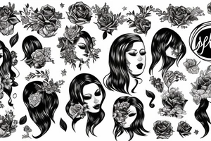 Shining in your glory,women tattoo idea