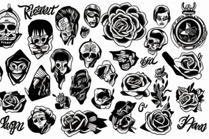 Regret and sadness tattoo idea