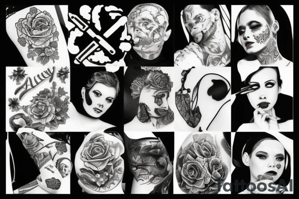 Regret and sadness tattoo idea
