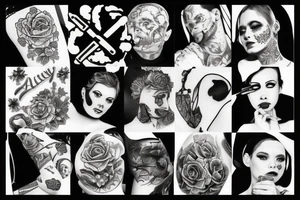 Regret and sadness tattoo idea