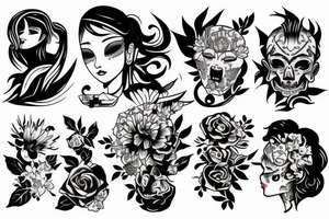 Regret and sadness tattoo idea