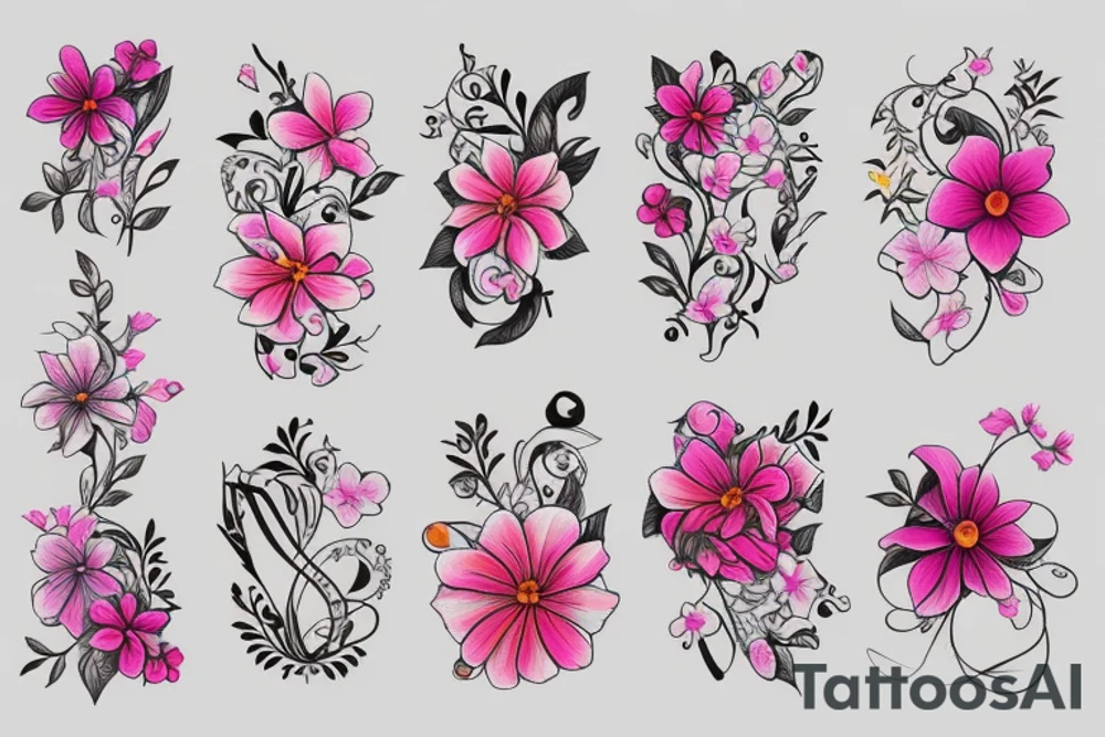 Flower tattoo idea