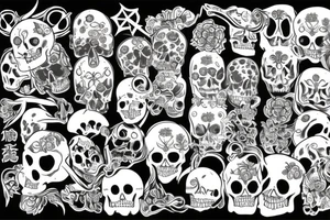memento mori memento vivere tattoo idea
