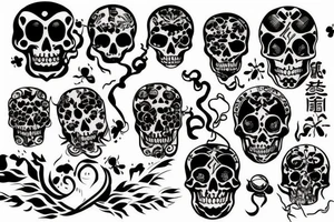 memento mori memento vivere tattoo idea