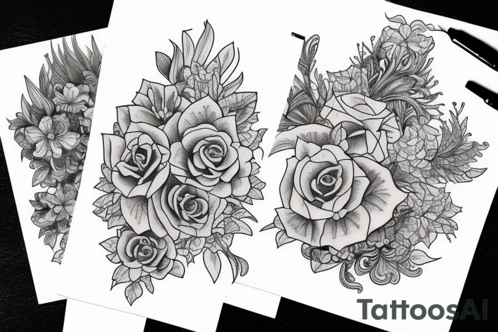 A fan tattoo idea