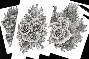 A fan tattoo idea