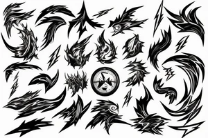 lightning tattoo idea