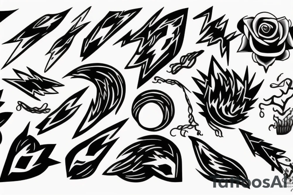 lightning tattoo idea