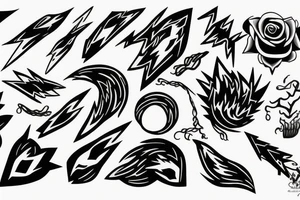 lightning tattoo idea