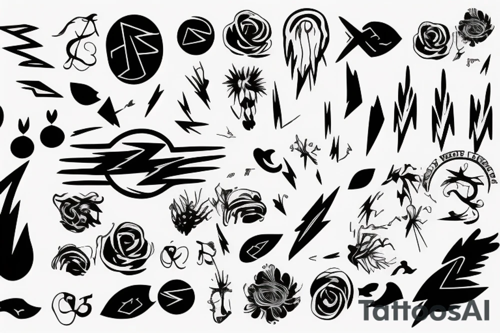 lightning tattoo idea