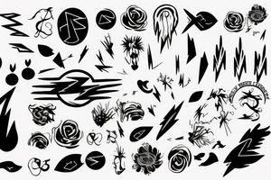 lightning tattoo idea