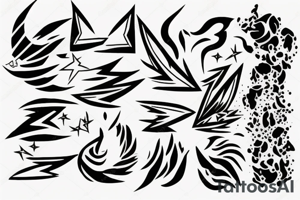 lightning tattoo idea