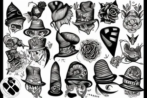 Tatto desings hat bitt tattoo idea