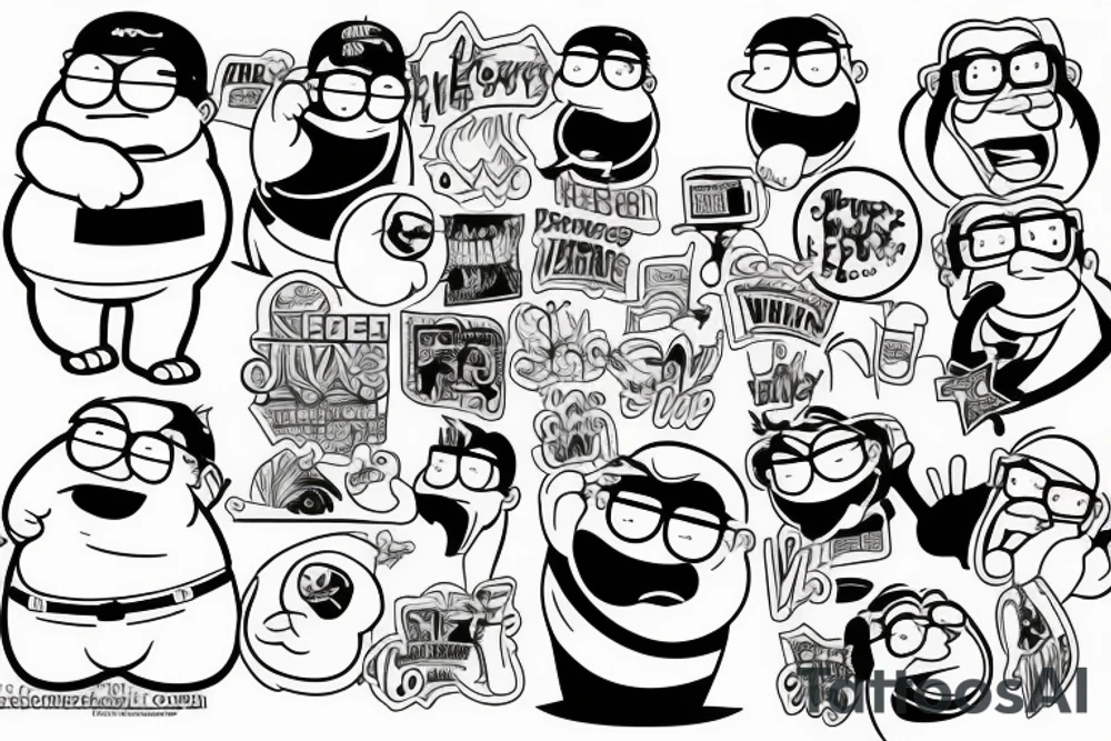 Peter griffin tattoo idea