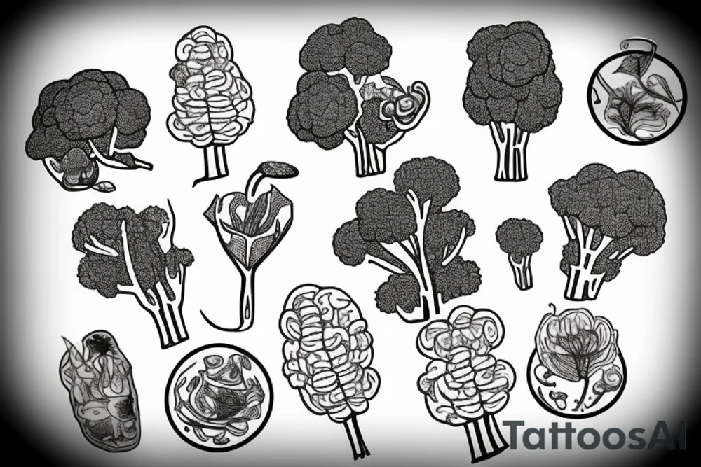 A broccoli tattoo idea
