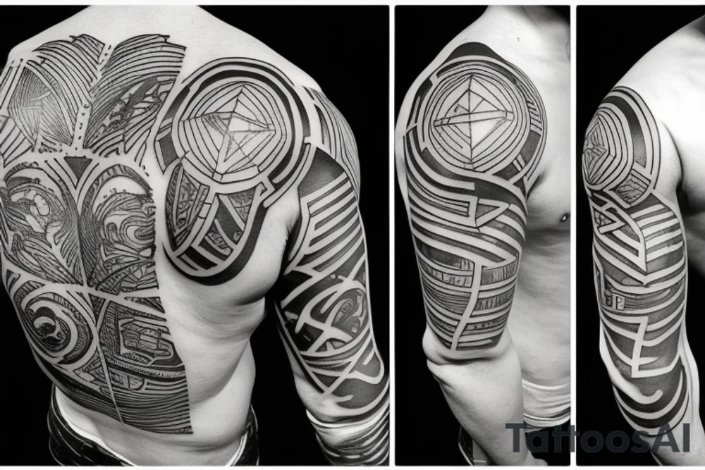 atlas carrying keg tattoo idea