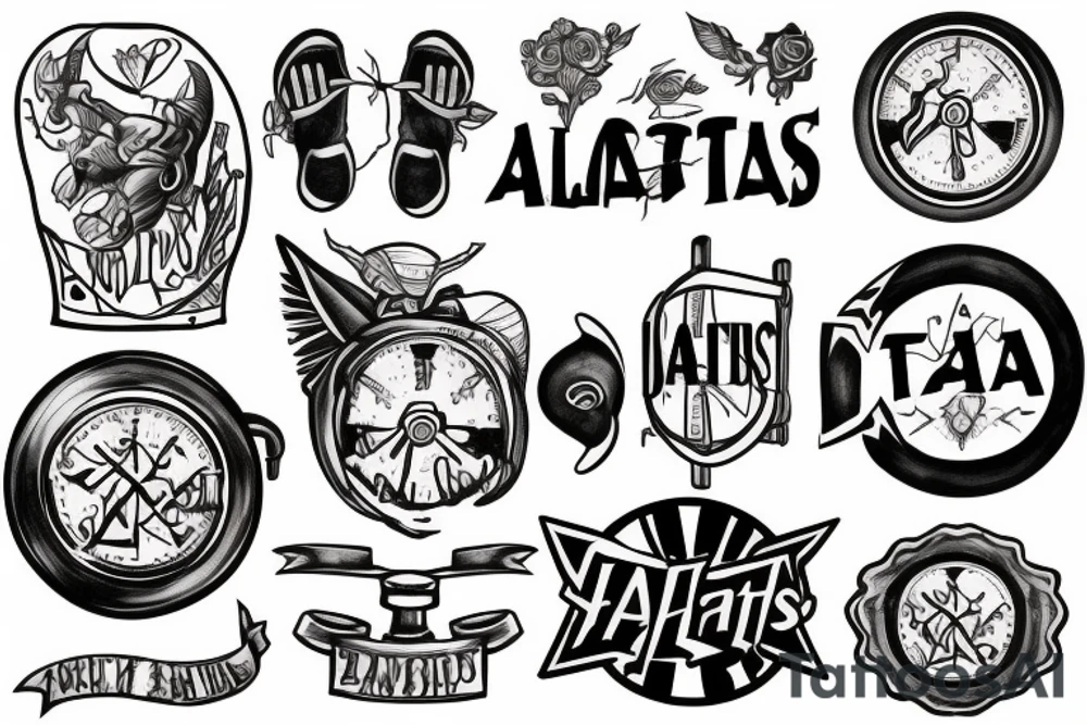 atlas carrying keg tattoo idea