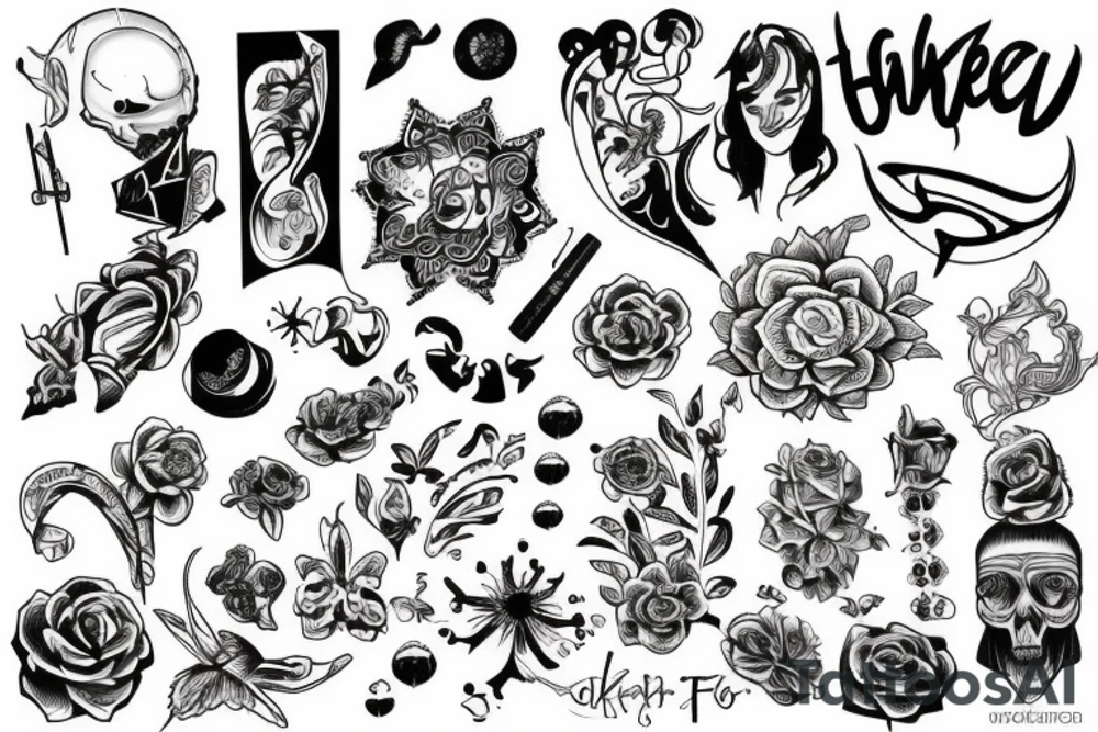 аниме tattoo idea