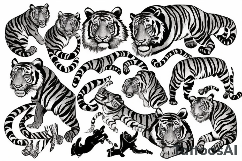 Tiger tattoo idea