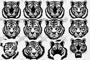 Tiger tattoo idea